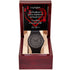 to my Boyfriend Christmas Love Gift Wooden Watch